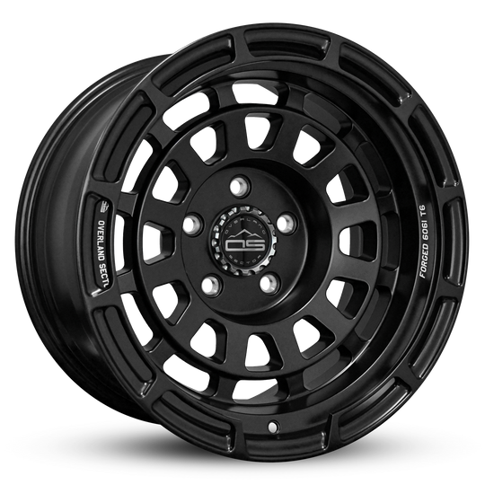 Overland Sector Badlander Forged 17x9 -18 5x127mm 71.5mm All Satin Black