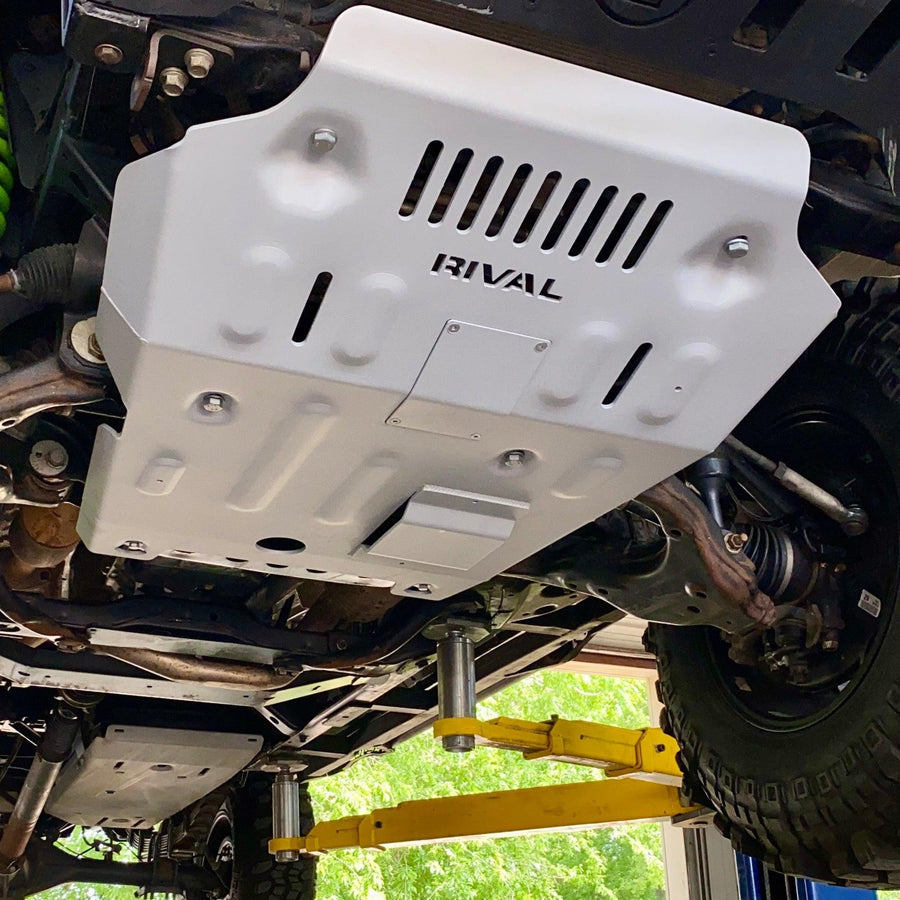 RIVAL Aluminum Engine Skid Plate 2005-2023 Toyota Tacoma 3Gen 4WD including KDSS