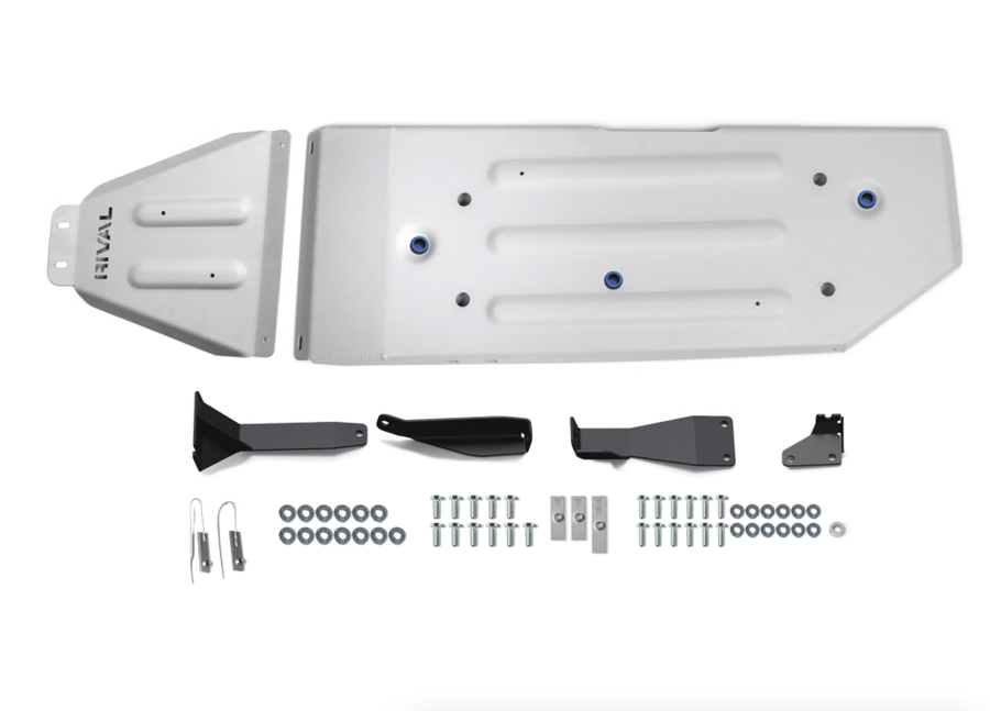 RIVAL Aluminum Gas Tank Skid Plate 2016-2023 Toyota Tacoma 3Gen Including TRD Offroad 5-Foot Bed Only