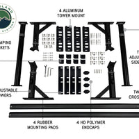 Overland Vehicle Systems - Freedom Rack With Cross Bars and Side Supports