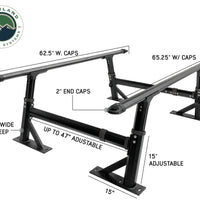 Overland Vehicle Systems - Freedom Rack With Cross Bars and Side Supports
