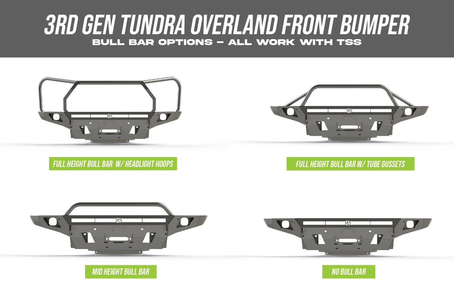 C4 - Tundra Overland Series Front Bumper | 3rd Gen | 2022+