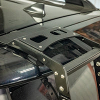 Black powder coat ladder