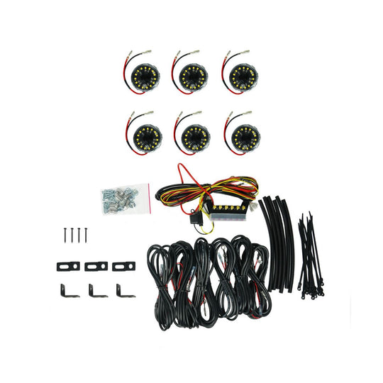 KC HiLiTES - Cyclone V2 LED 6-Light - Rock Light Kit