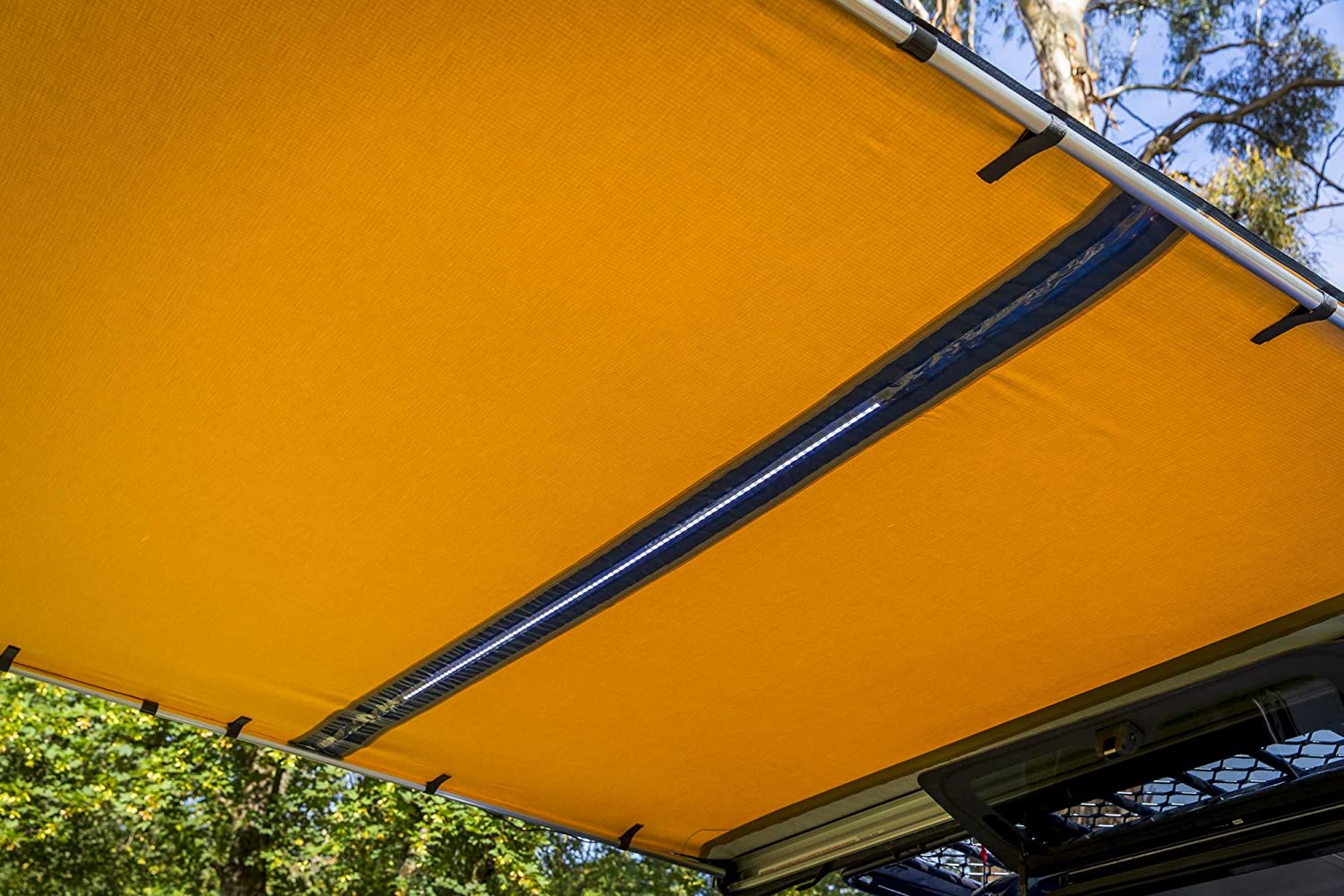 ARB オーニング　2500x2500 オーニング ブラックハードケースタイプ LED付き AWNING