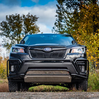 LP Aventure - 2019+ Subaru Forester Large Bumper Guard w/Front Plate - Powder Coated