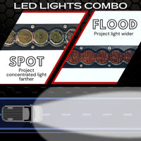 Extreme LED - X6S 38" Curved Slim Amber/White 180W LED Light Bar & Harness