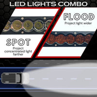 Extreme LED - X6S 44" Slim Amber/White 210W LED Light Bar & Harness