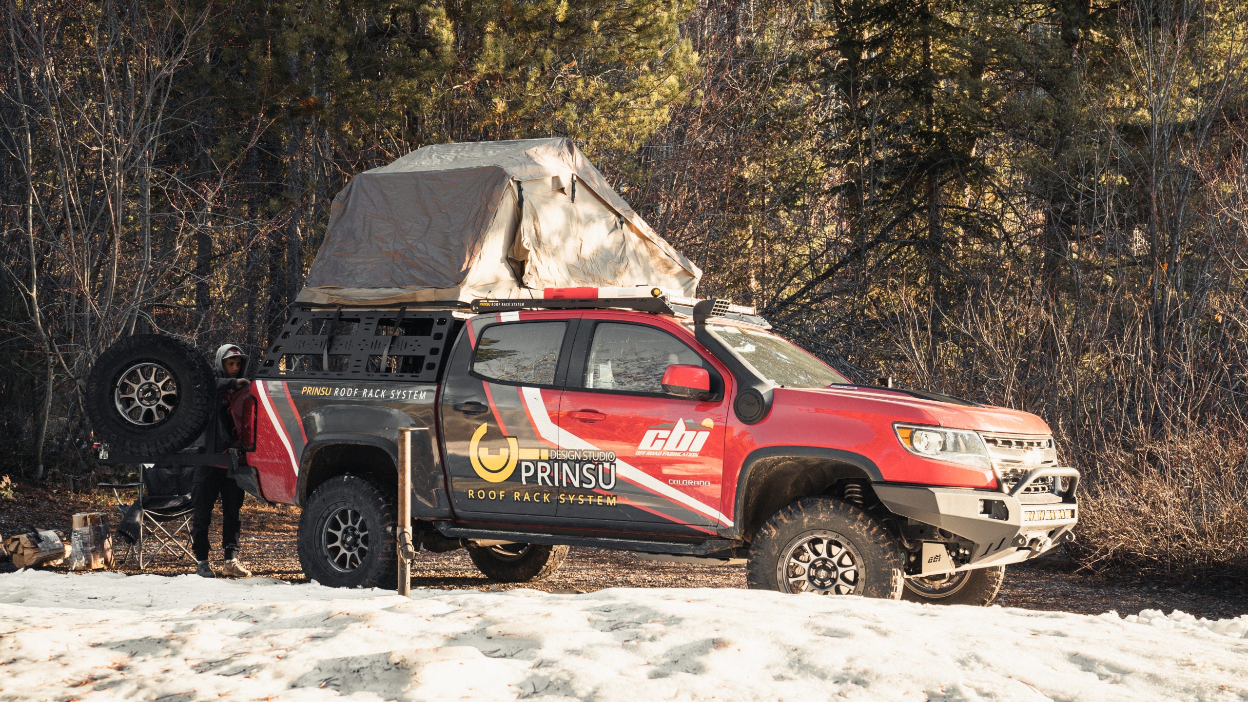 Prinsu Chevy Colorado Prinsu Cab Rack 2015 2022 4WD CREW Off road Overland Store