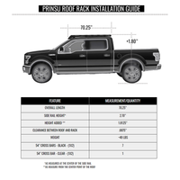 Prinsu - Ford Raptor Roof Rack | 2015-2018