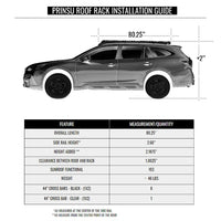 Prinsu - Subaru Outback Roof Rack | 2020-2022