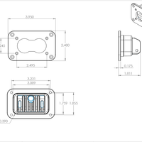 Baja Designs - S2 LED Flush Mount - Reverse Kit (Pair)
