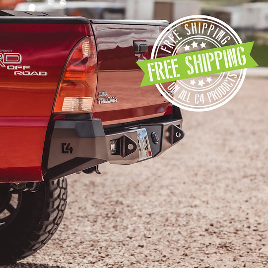 C4 - Toyota Tacoma Overland Rear Bumper | 2nd Gen | 2005-2015