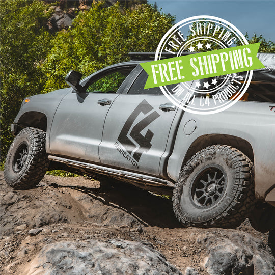 C4 - Toyota Tundra Rock Sliders | 2nd Gen | 2014-2021
