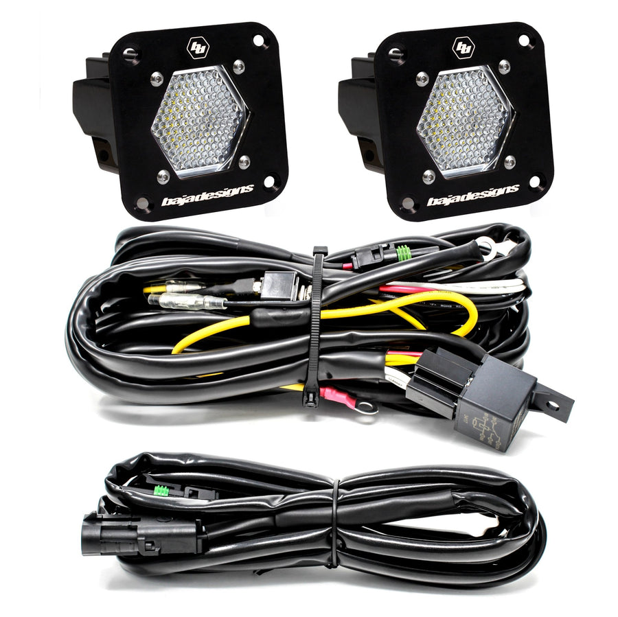 Baja Designs - S1 LED Flush Lights (Pair) - 387809 - 4WD CREW