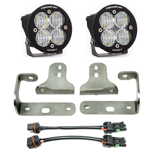 Baja Designs - Squadron-R Fog Sport Pocket Kit - Wrangler JL Sport/Sport-S