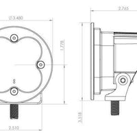 Baja Designs - Squadron-R Sport LED Pod Lights - 587805 - 4WD CREW