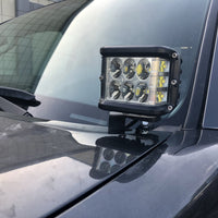 Cali Raised LED - Low Profile Ditch Light Brackets Kit Toyota Tacoma 2005-2015