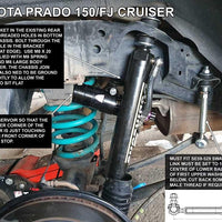 Dobinsons - 1.5-3.5" MRR 3-Way Adjustable Lift Kit Toyota FJ Cruiser 2010-2017 - 4WD CREW