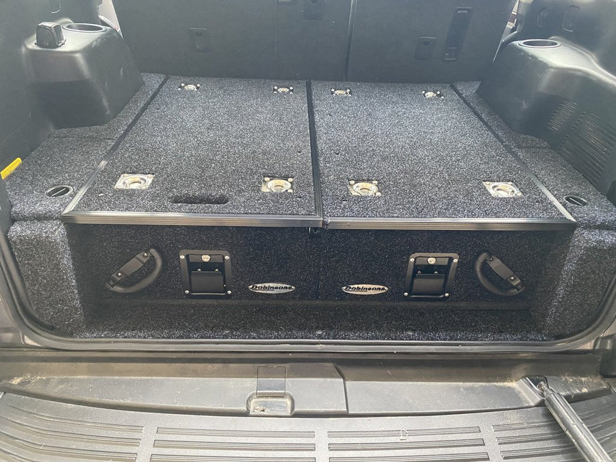 Dobinsons - Rear Dual Roller Drawer System For Lexus GX460 2010-2020 With Fridge Slide - 4WD CREW