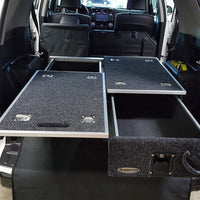 Dobinsons - Rear Dual Roller Drawer System For Toyota Land Cruiser (1998-2007) or Lexus LX470 (2002-2007) with Fridge Slide - 4WD CREW