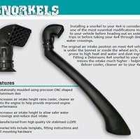 Dobinsons - Snorkel Kit for Toyota 4Runner 5th Gen 2010-2020 4.0L V6 - SN59-3467 - 4WD CREW
