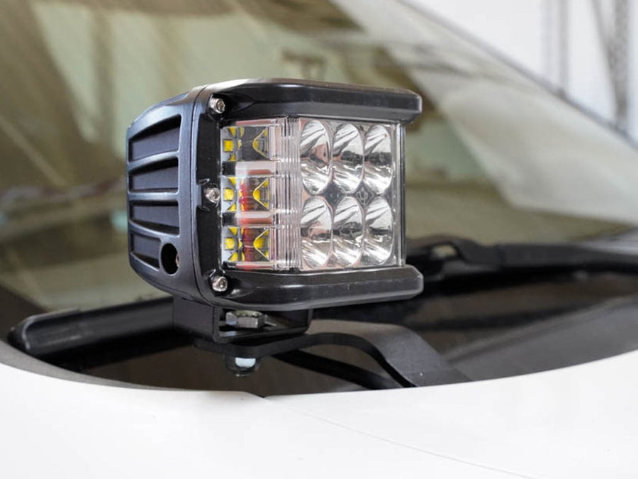Cali Raised LED - Low Profile LED Ditch Light Brackets Kits Lexus GX 460 2010-2021