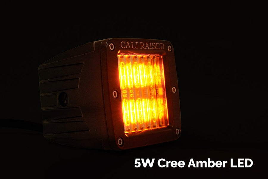 Cali Raised LED - LED Fog Light Pod Replacement Brackets Kit Toyota 4Runner 2014-2022