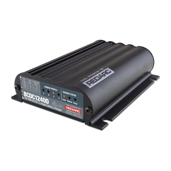 REDARC - Dual Input 40A In-Vehicle DC Battery Charger - BCDC1240D