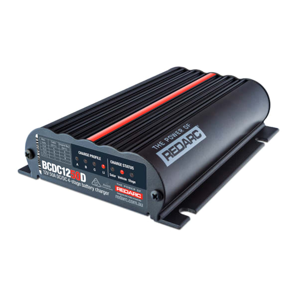 REDARC - Dual Input 50A In-Vehicle DC Battery Charger - BCDC1250D