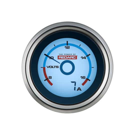 REDARC - Single Voltage 52Mm Gauge with Optional Current Display - G52-VA