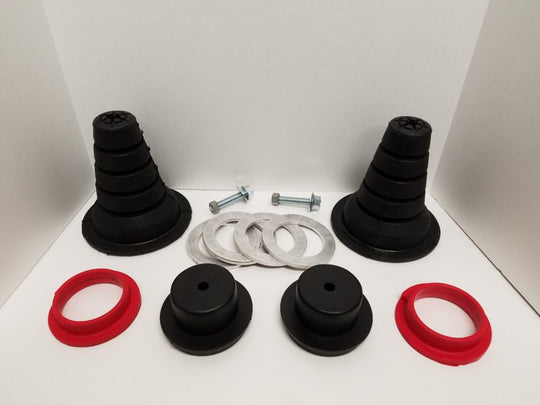 Southern Style Offroad - Lexus GX470/GX460 Air to Coil Spring Conversion Kit with Upper Isolators