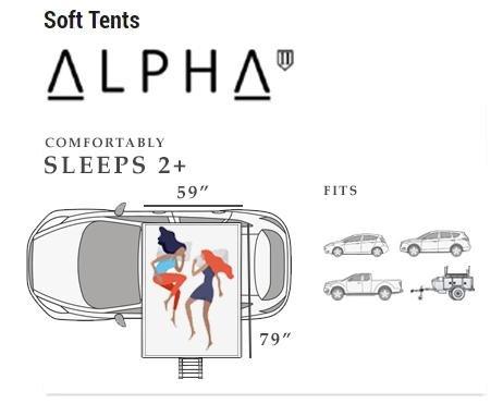Tuff Stuff - Alpha II Hard Top Side Open Tent - Black - 2 Person